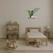 Kuş Ailesi Dekoratif Aynalı Tablo - Aile ve Birliktelik thumbnail 3