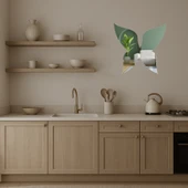 Modern Kelebek Motifli  İç Mekan Aynalı Tablosu thumbnail 3