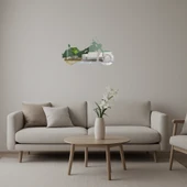 Klasik Motosiklet Dizaynlı  Dekoratif Aynalı Tablo thumbnail 1