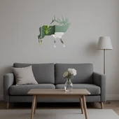 Minimalist Geyik Silueti Aynalı Tablo thumbnail 5