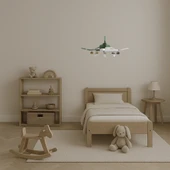 Soyut Uçak Figürlü Duvar Dekorasyonu thumbnail 4