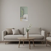 Şık Çiçekli Dekoratif Aynalı Tablo thumbnail 1