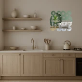 Hello Yazılı Sevimli Köpekler Aynalı Tablosu thumbnail 3