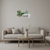 Çağdaş Stil  Motosiklet Dekoratif Aynalı Tablo thumbnail 1