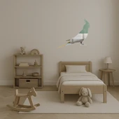 Sultan Papağanı Motifli Dekoratif Aynalı Tablo thumbnail 4