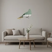 İngiliz Bahçe Kuşu  Dekoratif Aynalı Tablo thumbnail 1