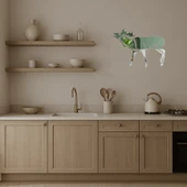 Geyik ve Doğa Temalı Dekoratif İç Mekan Aynalı Tablosu thumbnail 5