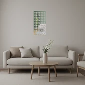 Modern Çizgiler Dekoratif Aynalı Tablo thumbnail 1