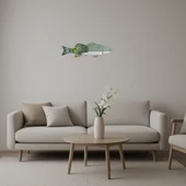 Deniz ve Balık Temalı  Dekoratif Duvar Aynalı Tablosu thumbnail 1