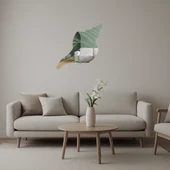 Zarif Deniz Kabukları  Dekoratif Aynalı Tablo thumbnail 1