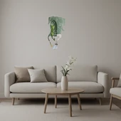 Modern Köpek Yüzü  Dekoratif Aynalı Tablo thumbnail 1