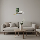 Şık Köpek Silüetli Aynalı Tablo thumbnail 1