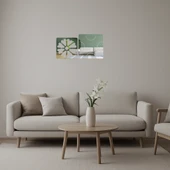 Retro Stil Dekoratif Aynalı Tablo thumbnail 1