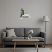 Şık Köpek Silüetli Aynalı Tablo thumbnail 5