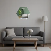 Abstrakt Sanat Dekoratif Aynalı Tablo thumbnail 5