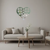 Romantik Kalp Tasarımlı  Aynalı Tablo thumbnail 1