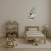 Doğal Kelebek Figürlü Dekoratif Aynalı Tablo thumbnail 4