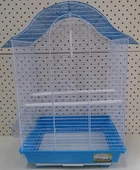 QH 1218A Kuş Kafesi  34,5x28x54,5 Mavi Kanarya Muhabbet Kuşu için - 1