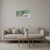 Minimalist Çizgili Aynalı Tablo thumbnail 1