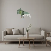 Minimalist Köpek Dekoratif Aynalı Tablo thumbnail 1