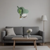 Küçük Köpek Yüzü Dekoratif Aynalı Tablo thumbnail 5