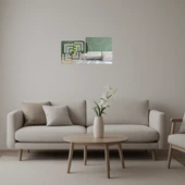 Abstrakt Figürlü  Dekoratif Aynalı Tablo thumbnail 1