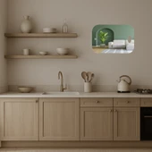 Modern Çizgiler İç Mekan Dekoratif Aynalı Tablo thumbnail 3