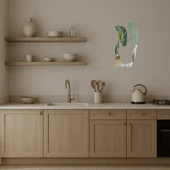 Modern Köpek Yüzü Silüet Duvar Sanatı thumbnail 3