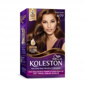 Koleston Kit Saç Boyası  4/77 Kadife Kahve - 1