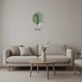 Romantik Çiçek Desenli Duvar Panosu thumbnail 1