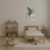 Modern Köpek Yüzü Duvar Aynalı Tablosu thumbnail 4