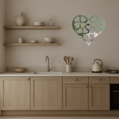 Romantik Kalp Tasarımlı  Aynalı Tablo thumbnail 3