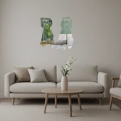 Gözlüklü Köpekler Dekoratif Aynalı Tablo thumbnail 1