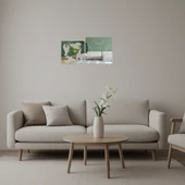 Modern Abstract Desen İç Mekan Dekoratif Aynalı Tablo thumbnail 1