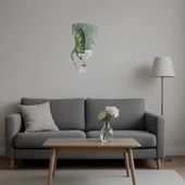 Modern Köpek Yüzü  Dekoratif Aynalı Tablo thumbnail 5