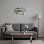 Dracula Vampir Dişleri Dekoratif Duvar Aynalı Tablosu thumbnail 4