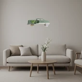 Rustik Kamyon Tasarımlı  Aynalı Tablo thumbnail 1