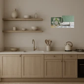 Çiçek Motifli Dekoratif Aynalı Tablo thumbnail 3