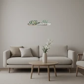 Sade ve Şık I Love You  Duvar Aynalı Tablosu thumbnail 1