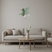 Modern Çiçek Desenli Duvar Sanatı thumbnail 1