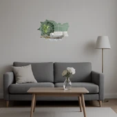 Vintage Deniz Kabukları Aynalı Tablo thumbnail 5