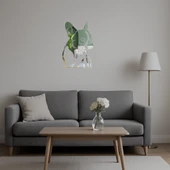 Modern Köpek Yüzü Duvar Aynalı Tablosu thumbnail 5