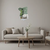 Küçük Köpek Yüzü Aynalı Tablo thumbnail 1