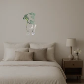 Küçük Boyutlu Sevimli Köpek Yüzü  Aynalı Tablo thumbnail 2