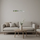 Anlam Dolu I Miss You Dekoratif  Aynalı Tablo thumbnail 1