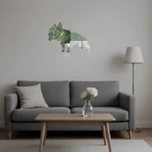 Minimalist Köpek Dekoratif Aynalı Tablo thumbnail 2