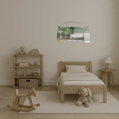 Şık Araba Çizimli  Dekoratif Aynalı Tablo thumbnail 4