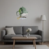 Fil Figürlü Dekoratif Duvar Aynalı Tablosu thumbnail 4