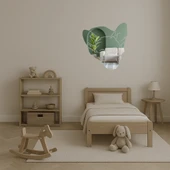 Köpek Yüzü Temalı Dekoratif Duvar Aynalı Tablosu thumbnail 4