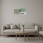 Deniz Temalı Dekoratif Aynalı Tablo thumbnail 1